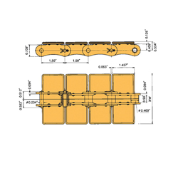Flat Top Conveyor Chains