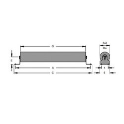 Conveyor Straight Idlers