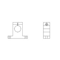 Round Linear Shaft Support Blocks